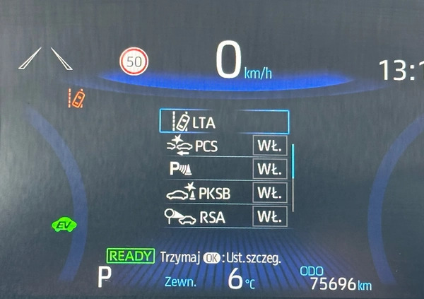 Toyota Corolla cena 79900 przebieg: 75700, rok produkcji 2021 z Iława małe 781